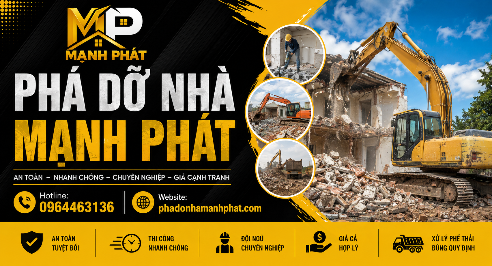 PHÁ DỠ NHÀ MẠNH PHÁT